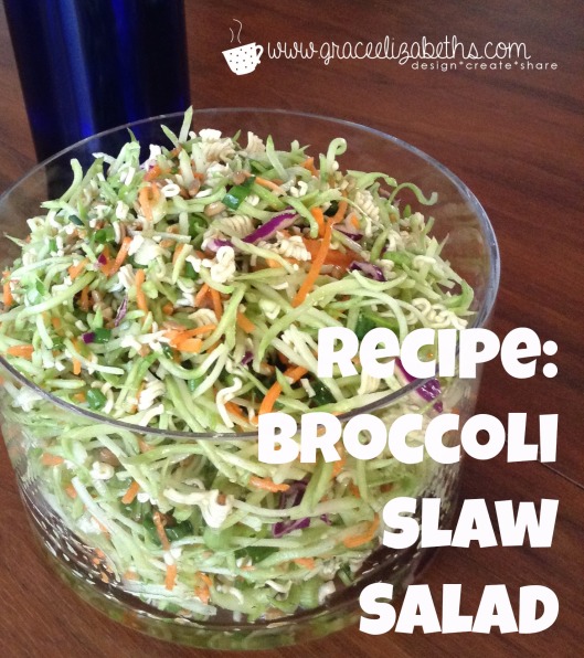 Recipe: Broccoli Slaw Salad #GEinc